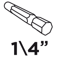 Końcówki wkrętakowe TX20 x 25 mm, 2 szt.