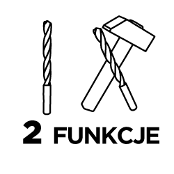 Młotowiertarka SDS+ 400W, walizka