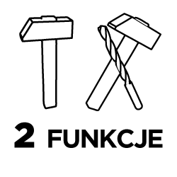 Młot udarowy SDS Max 1250W, walizka