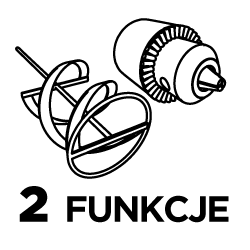 Wiertarko-mieszarka 850W, uchwyt kluczykowy 13 mm, walizka