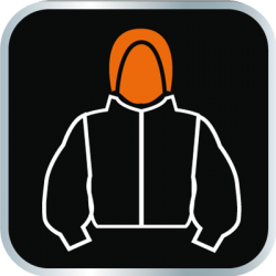 Bluza dziana, ocieplana z kapturem, rozmiar M