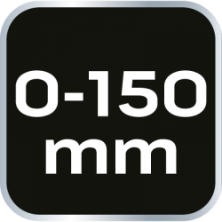 Suwmiarka cyfrowa 150 mm, stal nierdzewna