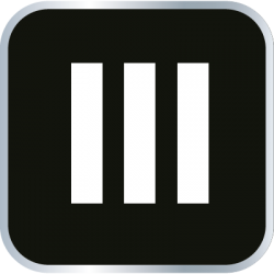 Miara składana drewniana 1 m, biało-żółta