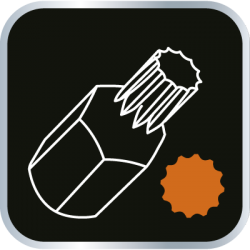 NEO Końcówki wkrętakowe, zestaw 40 szt.