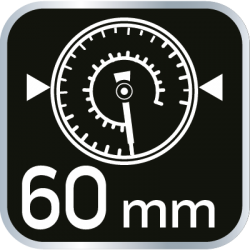 NEO Manometr do sprężonego powietrza śr. 60 mm, 1 4