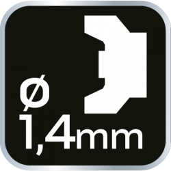 NEO Pistolet natryskowy dolny zbiornik 1.0 l, 1.4 mm