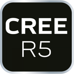 Latarka czołowa 400 lum, zoom, CREE R5, 3xAAA