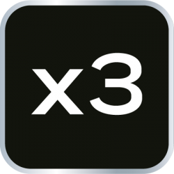 Półmaska przeciwpyłowa, z aktywnym węglem FFP2, 3 szt.