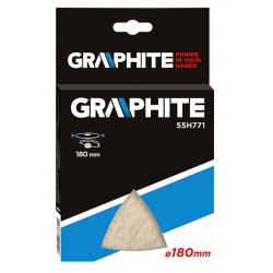 GRAPHITE Futro polerskie, 180 mm
