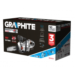 Pilarka łańcuchowa aku Energy+ 18V Li-Ion, prowadnica 10