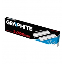 Szyny prowadzące 2 x 700 mm, łącznik, 2 zaciski