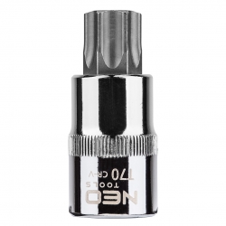 NEO Końcówka Torx na nasadce 1 2", T70 x 55 mm