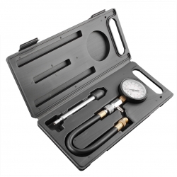 NEO Miernik ciśnienia sprężania z zestawem adapterów.