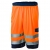 Krótkie spodenki ostrzegawcze, pomarańczowe, siatkowe, rozmiar S