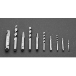 NEO Wykrętaki do zerwanych śrub z wiertłami pilotującymi, zestaw 10 szt.