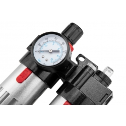 Zestaw do uzdatniania powietrza, filtr, naolejacz i reduktor , 1/2