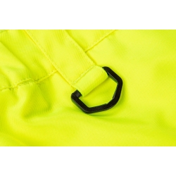 Krótkie spodenki ostrzegawcze, żółte, rozmiar S
