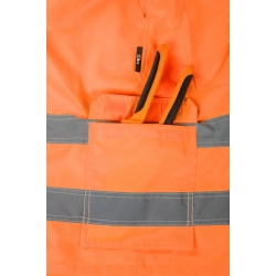 Krótkie spodenki ostrzegawcze, pomarańczowe,rozmiar S