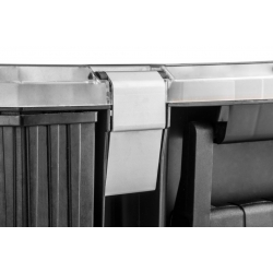 Organizer z kubełkami 40 x 40 x 12 cm