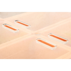 Organizer z kubełkami 40 x 40 x 12 cm