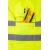 Krótkie spodenki ostrzegawcze, żółte, rozmiar XL