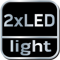 Narzędzie wielofunkcyjne, duże ostrze, z LED, zestaw 7 szt.