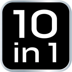 Narzędzie wielofunkcyjne mini, z LED, zestaw 10 szt.