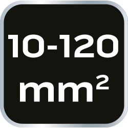 Szczypce do zaciskania końcówek 10-120 mm2 (8-4/0 AWG), 610 mm