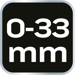 Klucz nastawny 250 mm, zakres 0-33 mm