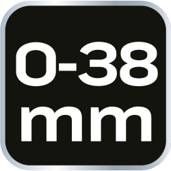 Klucz nastawny 300 mm, zakres 0-38 mm