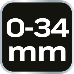 NEO Klucz nastawny 150 mm, zakres 0-34 mm