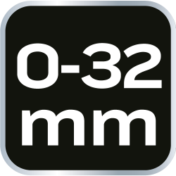 Klucz nastawny 250 mm, zakres 0-32 mm