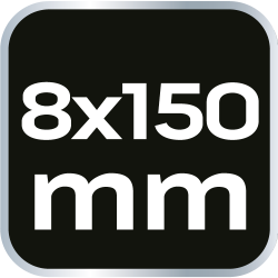 Wkrętak płaski do pobijania 8.0 x 150 mm, S2