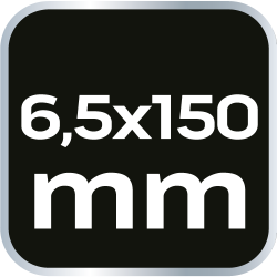 Wkrętak płaski 1000V, 6.5 x 150 mm, SvCm