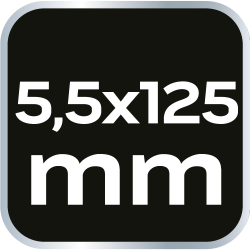 Wkrętak płaski 1.0*5.5*125, 1000V