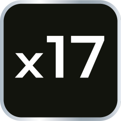 Końcówki wkrętakowe precyzyjne z uchwytem, zestaw 17 szt.