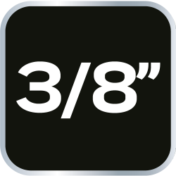 Nasadka sześciokątna długa 3/8