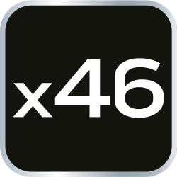 NEO Klucze nasadowe, 1 4”, CrV, zestaw 46 szt.