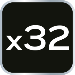 Klucze nasadowe 32 szt., 1/2