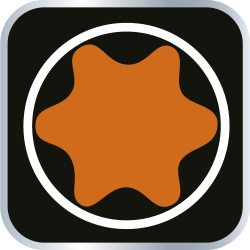 Końcówka Torx na nasadce 1/2