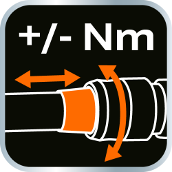 Klucz dynamometryczny dwukierunkowy 1/2
