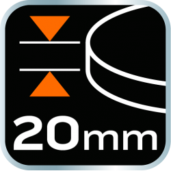 Filc polerski 125 x 20 mm, M14