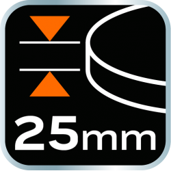 Pad polerski 80 x 25 mm, gąbka twarda