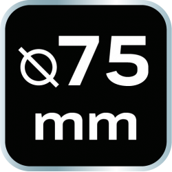 Uchwyt mocujący 75 mm do padów polerskich 80 mm, z rzepem