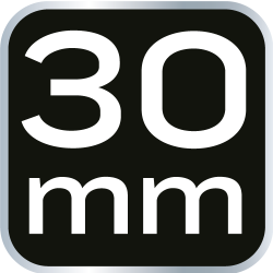 Klucz płasko-oczkowy z przegubem i grzechotką 30 mm