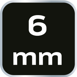 Klucz płasko-oczkowy HEX/V 6 x 100 mm