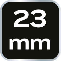 Klucz płasko-oczkowy HEX/V 23 x 260 mm