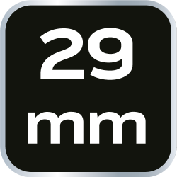 Klucz płasko-oczkowy HEX/V 29 x 340 mm