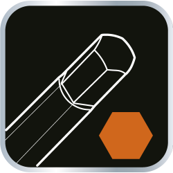 Klucze sześciokątne, długie, kuliste 2.5-10 mm, zestaw 8 szt.