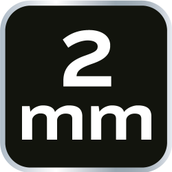 NEO Klucz sześciokątny 2.0 mm, CrV